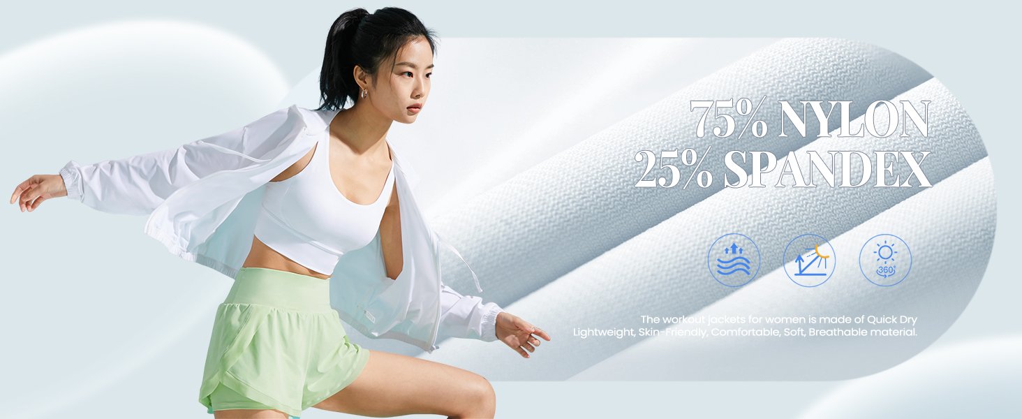 Women's UPF 50+ UV Protection Sun Jacket