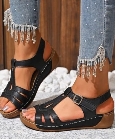 Women's Fashionable All-match Buckle Casual Sandals