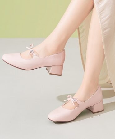 Comfortable Soft Soled Bow Mary Jane Shoes