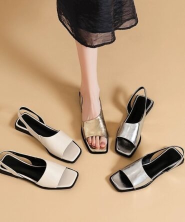Outdoor Square Heel Roman Sandals All-matching