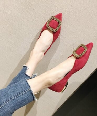 New flat women's shoes shallow mouth all-match shoes