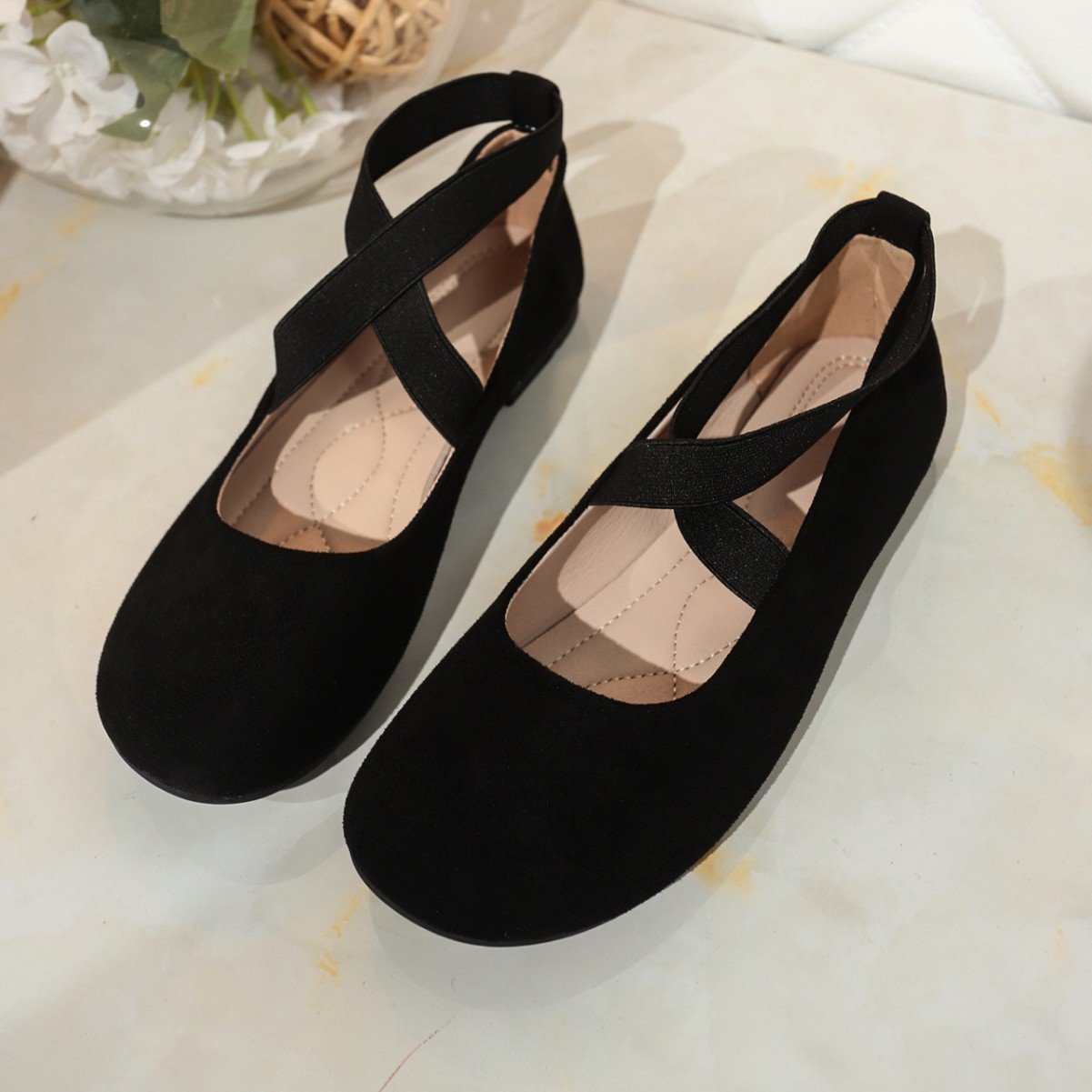 Plus Size Round Toe Flat Bottom Sports And Leisure Women's Shoes