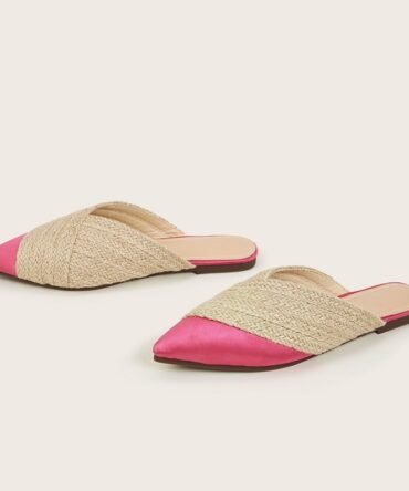 Half Slippers Daily Wear Toe Cap Slipper All-match Hemp Rope Women's Sandals