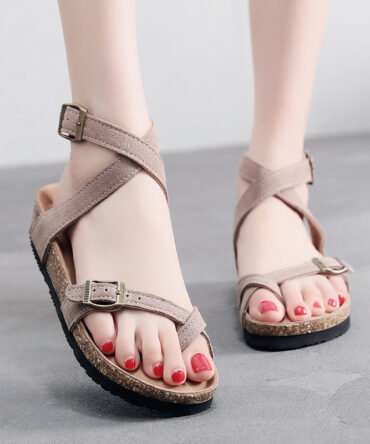 Flat For Outdoors Non-slip Beach Shoes Flip-flops