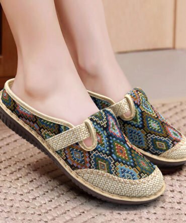 Baotou Ethnic Style Semi-slipper Female