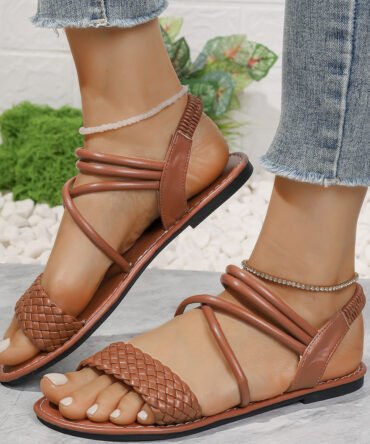 Women's Sandals Fashionable All-match Woven